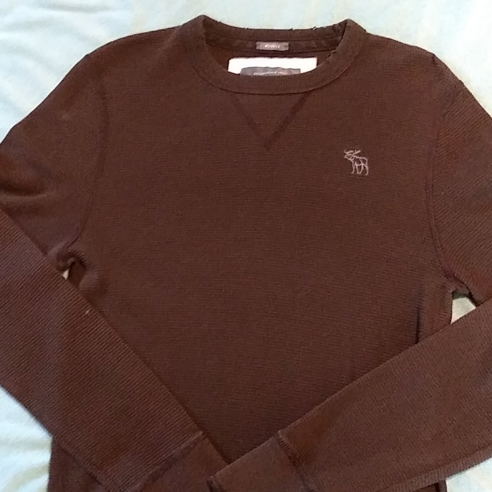 Abercrombie & Fitch Mens Shirt Long Sleeve Muscle